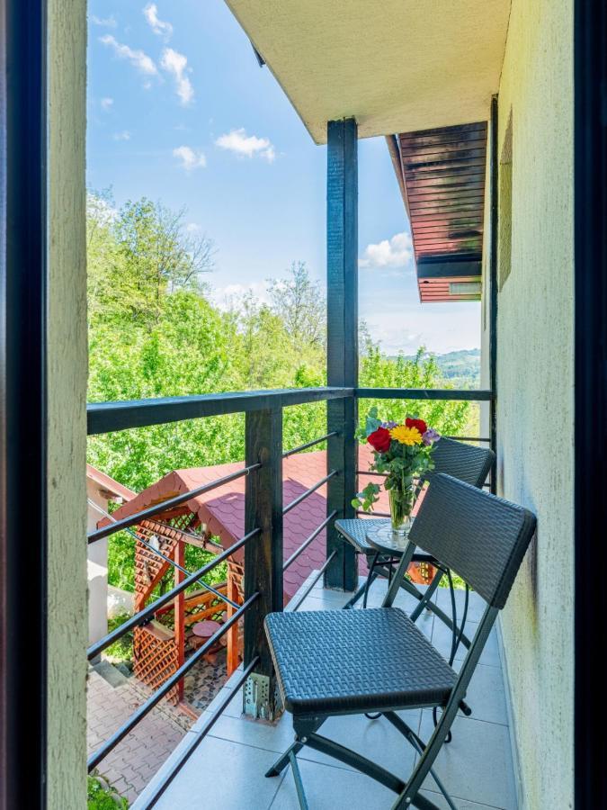 Hotel Casuta Cu Trandafiri Slănic Exteriér fotografie