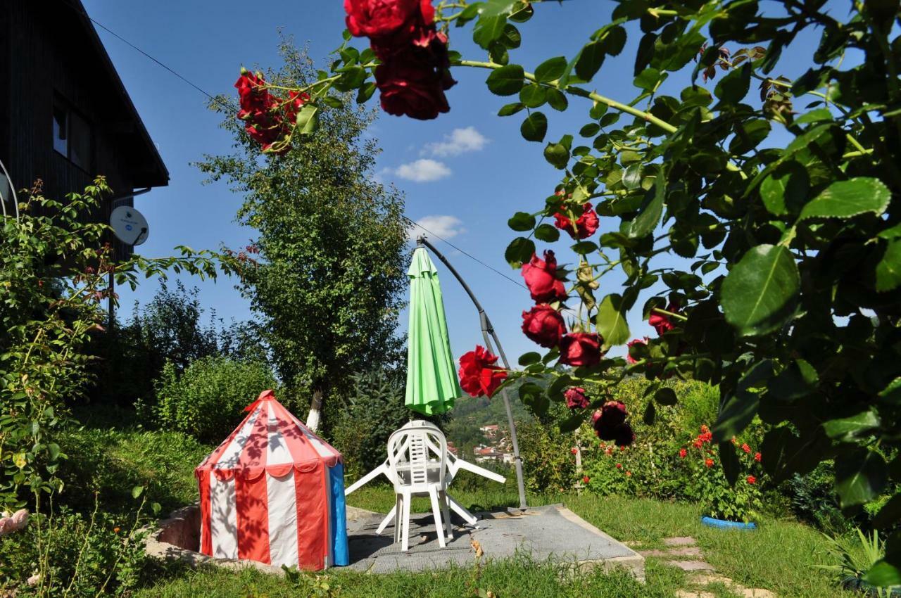 Hotel Casuta Cu Trandafiri Slănic Exteriér fotografie